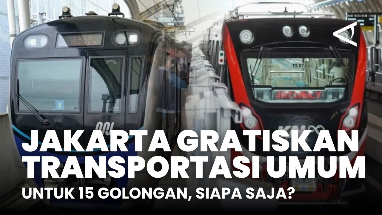 Free Buses and Trains for Jakartans: A Step Towards Inclusive Public Transportation